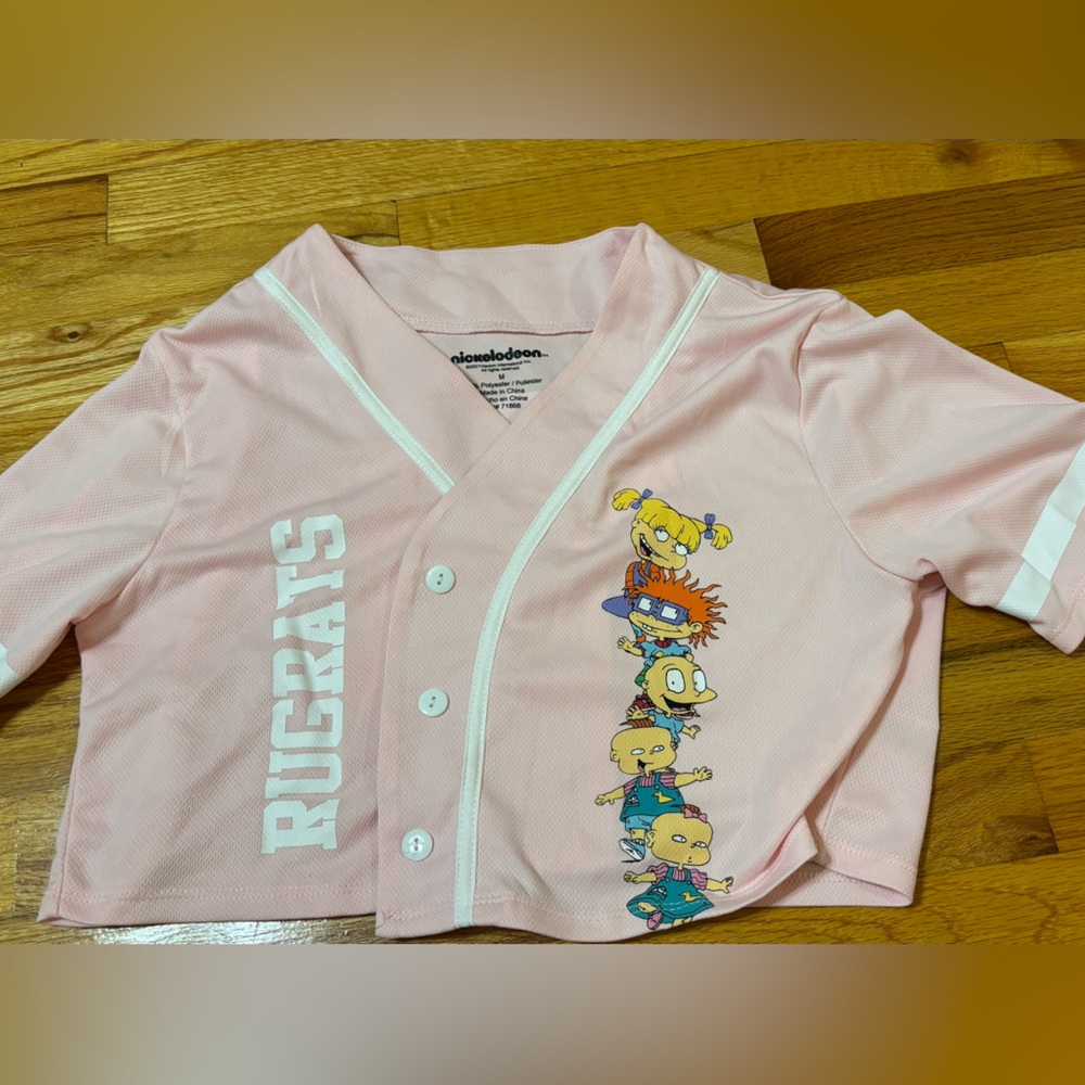 Rugrats jersey size medium cropped. Fits like small.